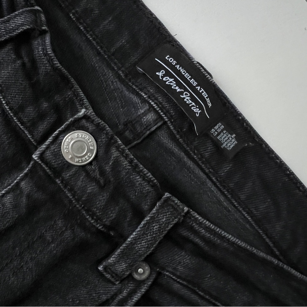 & Other Stories Charcoal Denim Pants - Picture 4 of 6